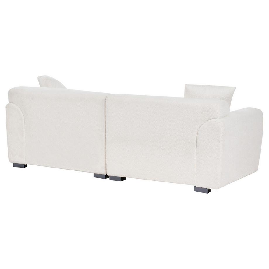 Beliani 3 Sitzer Sofa aus Bouclé  KORIO  