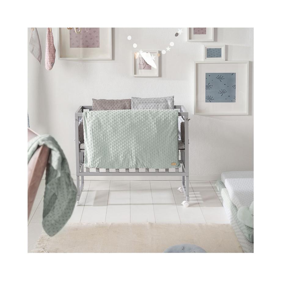 roba Parure de lit Organic 2 pièces 100x135cm Frosty Green  