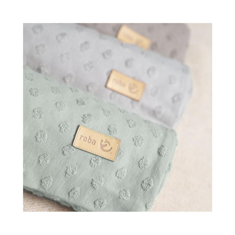 roba Parure de lit Organic 2 pièces 100x135cm Frosty Green  