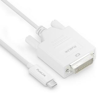 PureLink  PureLink IS2210-010 Videokabel-Adapter 1 m USB Typ-C DVI-D Weiß 