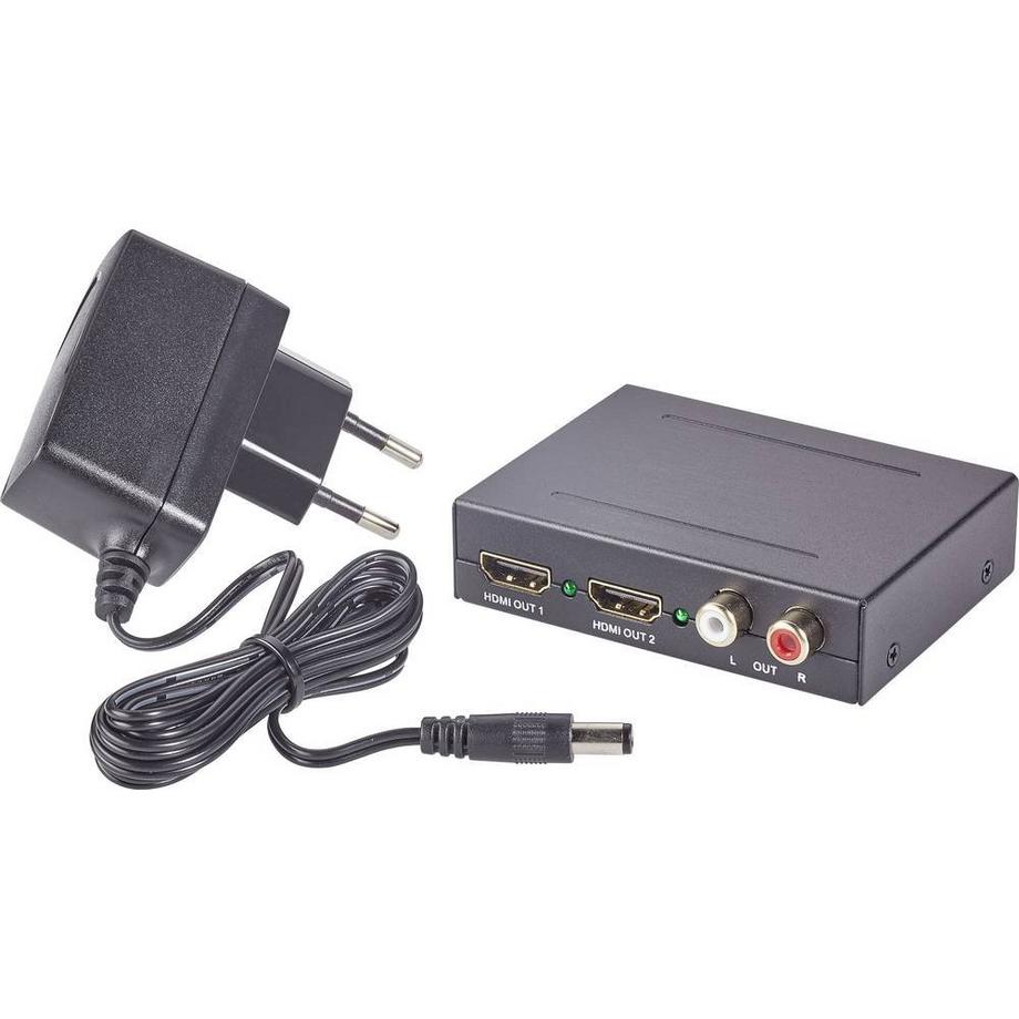 SpeaKa Professional  Audio Extraktor SP-AE-HDCT-2P [HDMI - HDMI, Cinch, Toslink] 1920 x 1080 Pixel 