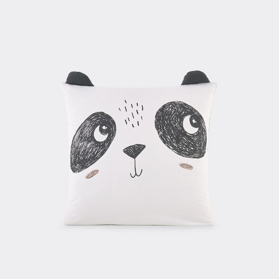 La Redoute Intérieurs Panda Mania Fodera per Cuscino  