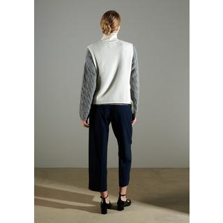 Studio Cashmere8  NAMI 15 Cardigan senza maniche stand-up 4 veli - 100% cashmere 