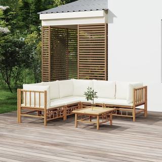 VidaXL Garten lounge set bambus  