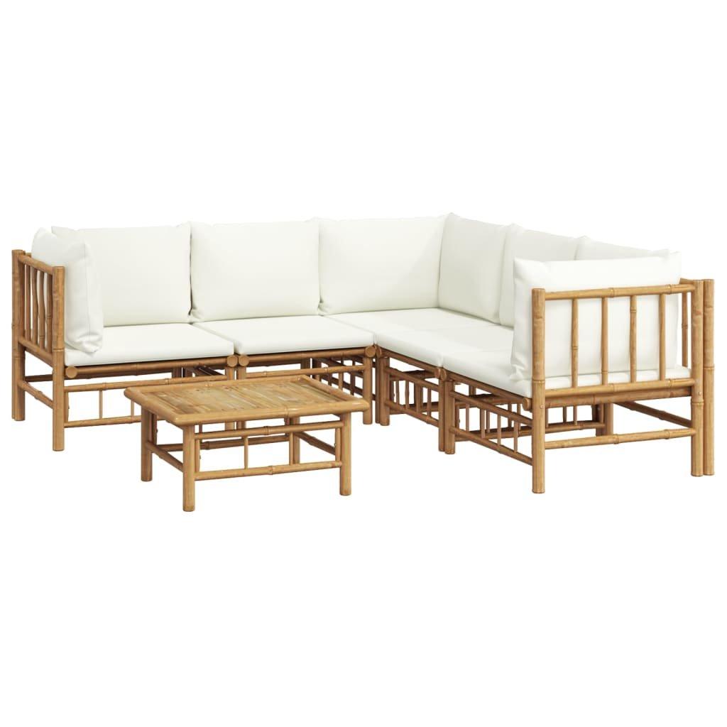 VidaXL Garten lounge set bambus  