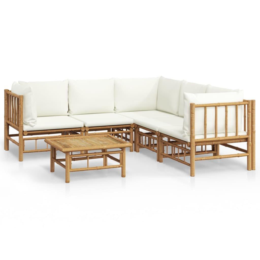 VidaXL Garten lounge set bambus  