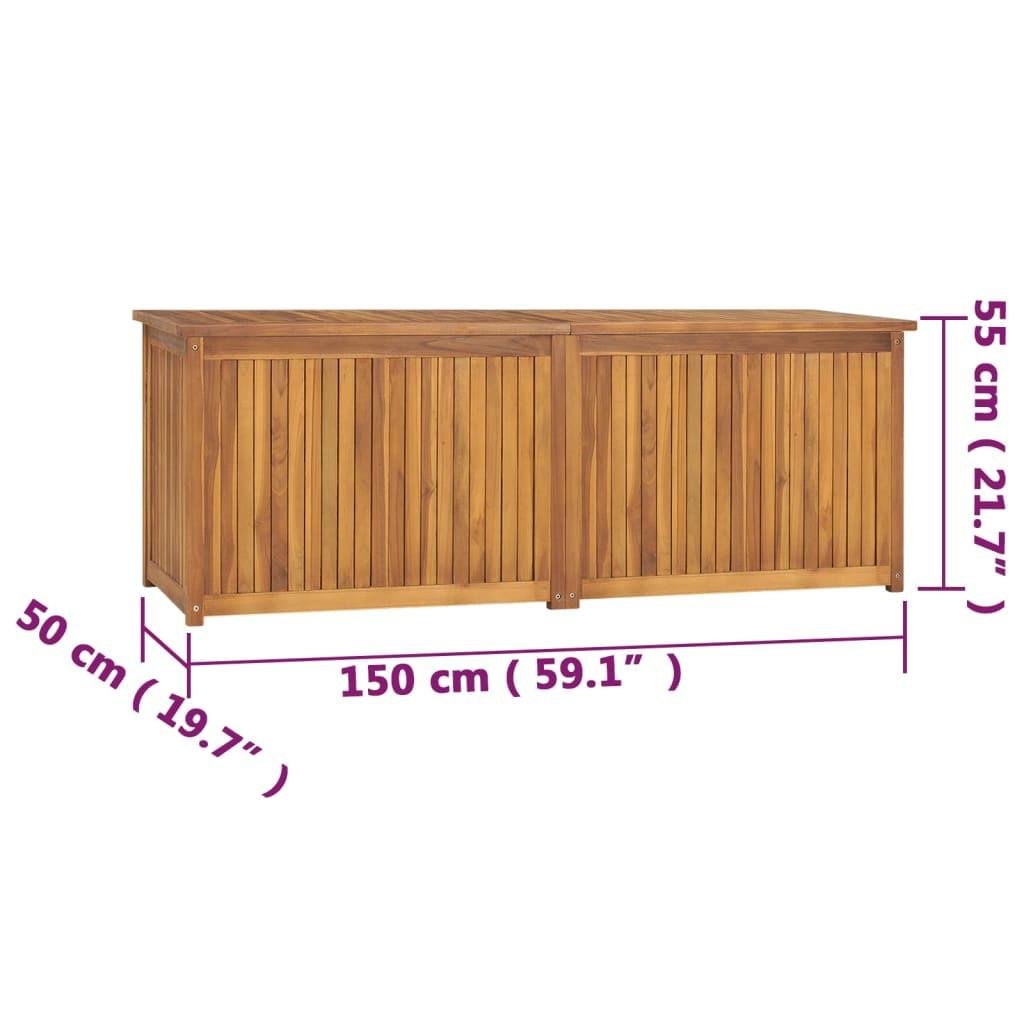 VidaXL Gartenbox teak  