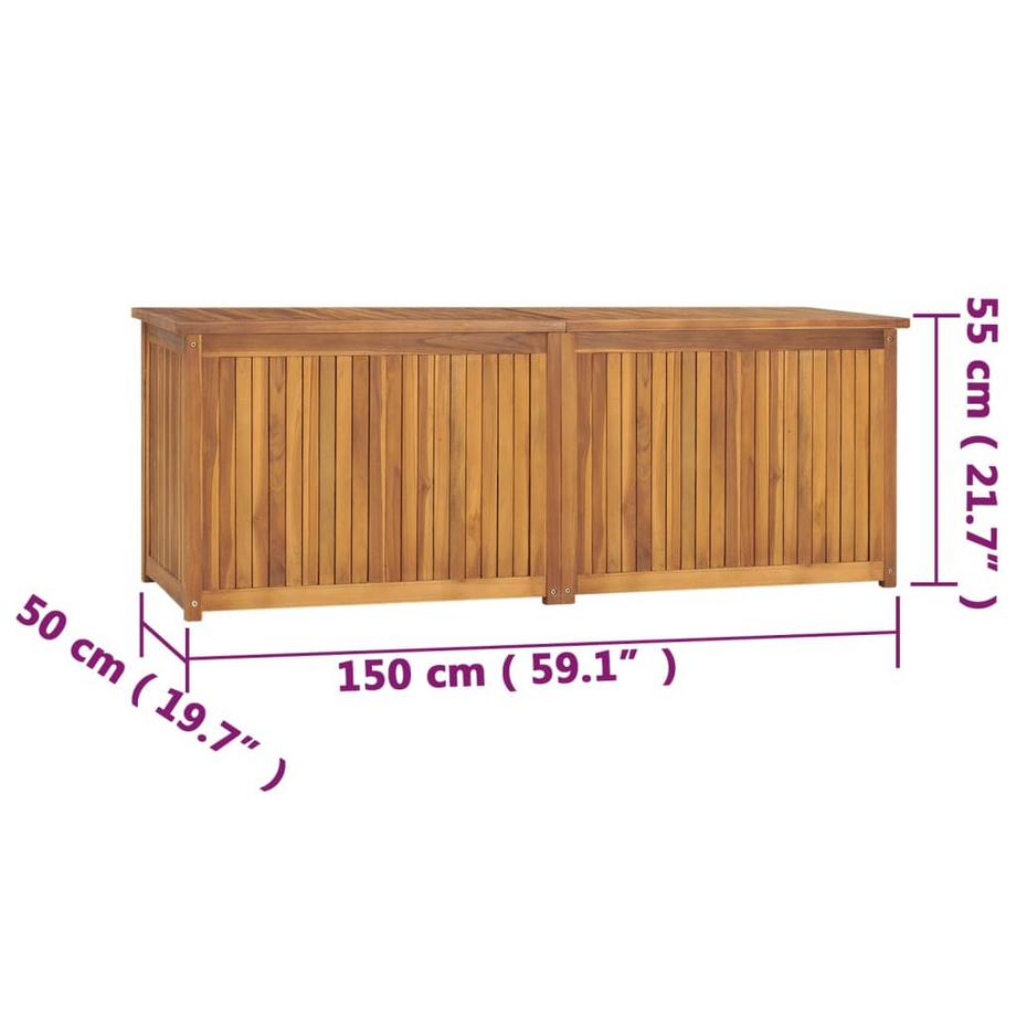 VidaXL Gartenbox teak  