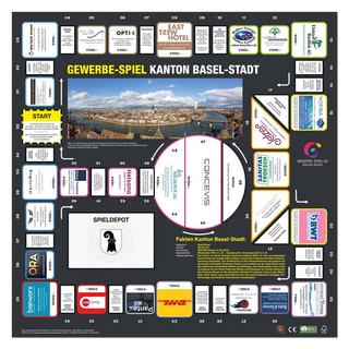 GEWERBE-SPIEL  Brettspiel KANTON BASEL Statdt (Deutsch) 