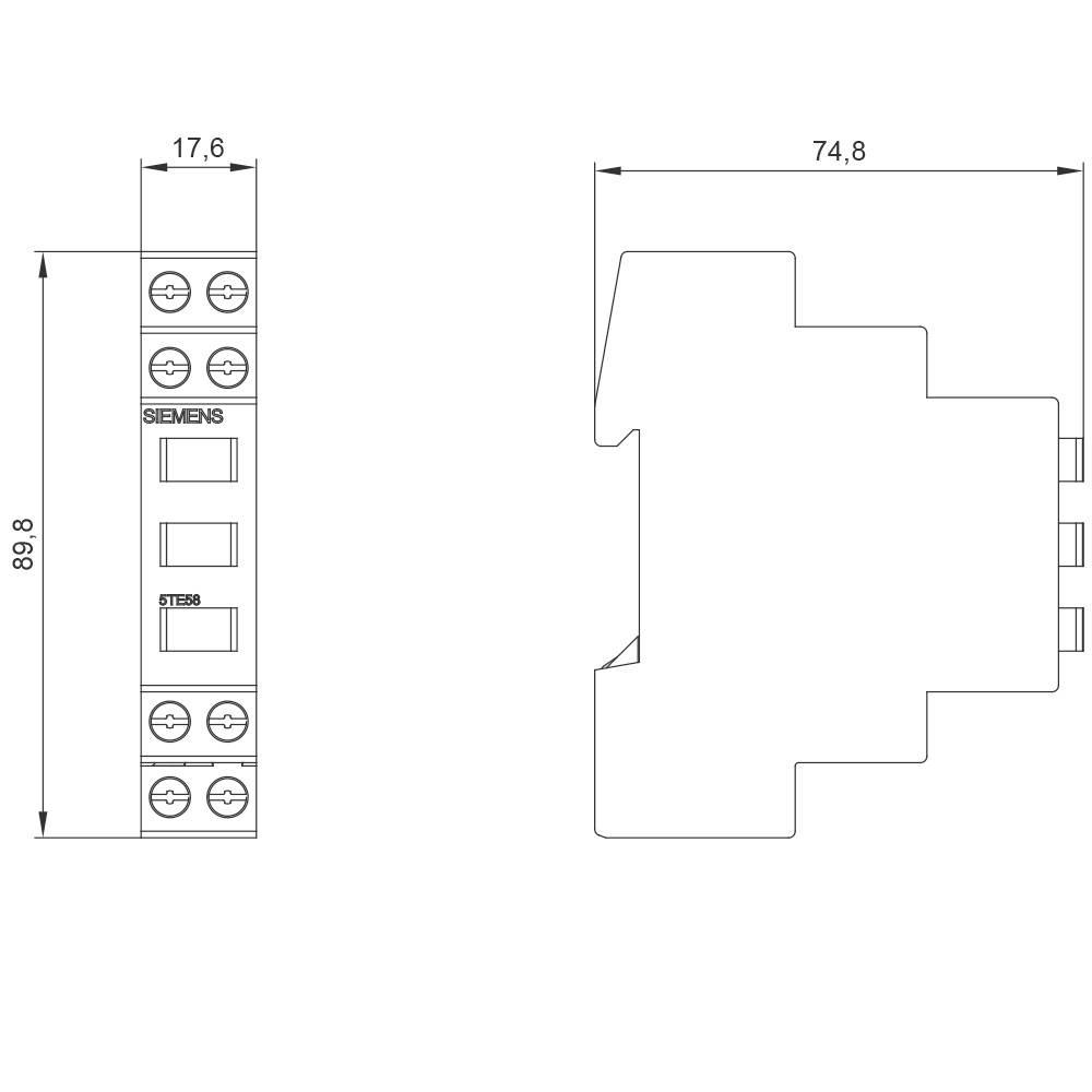 Siemens  Détecteur de phase 3 lampes 230V 