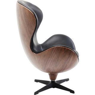 mutoni Drehsessel Lounge Black Walnut  