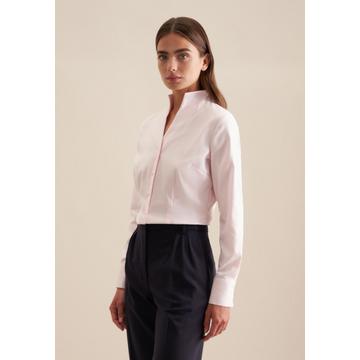 Blouse col Calice Uni Manche longue Col