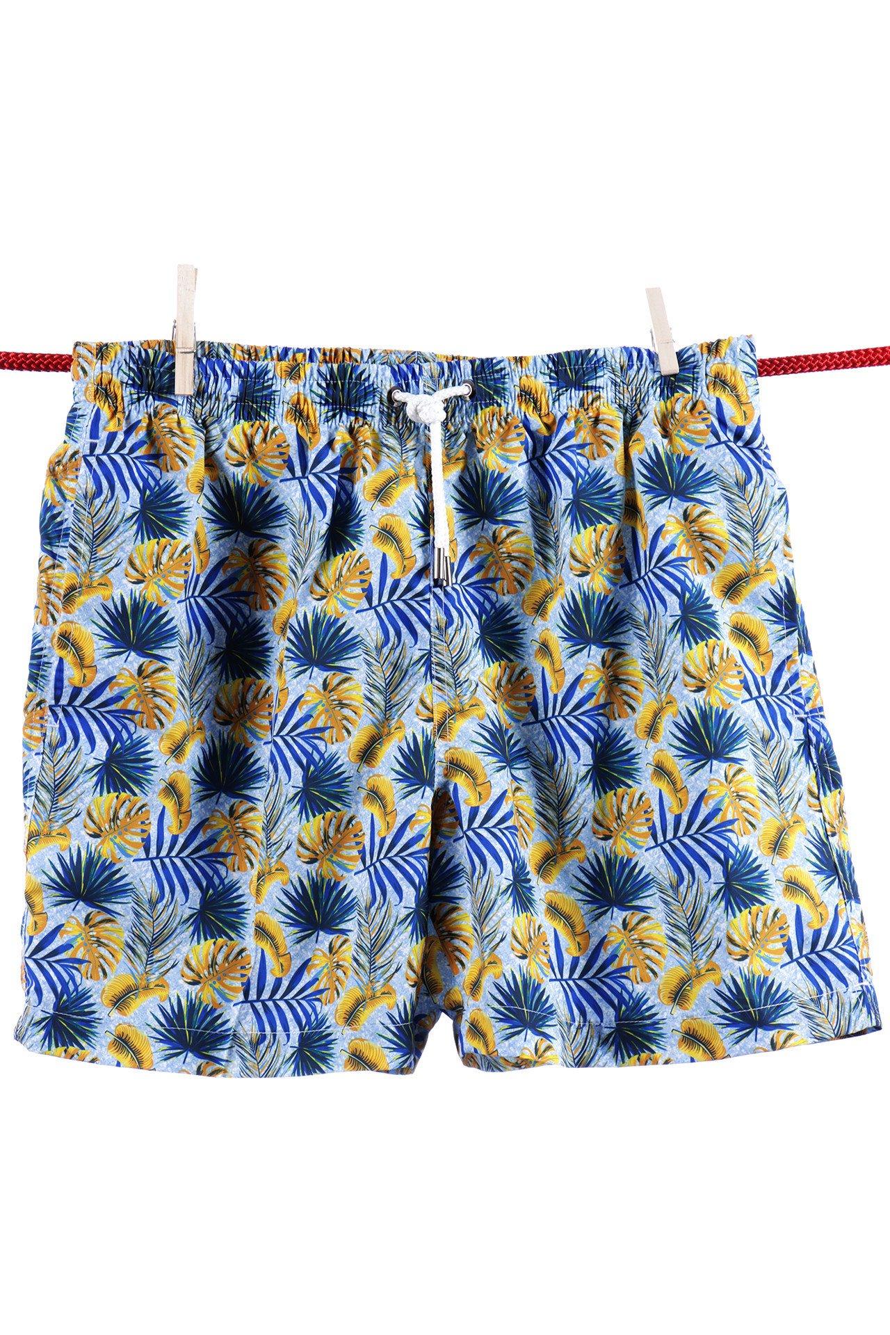 Atelier F&B  Short de bain feuilles de palmiers - Modèle Ibiza 