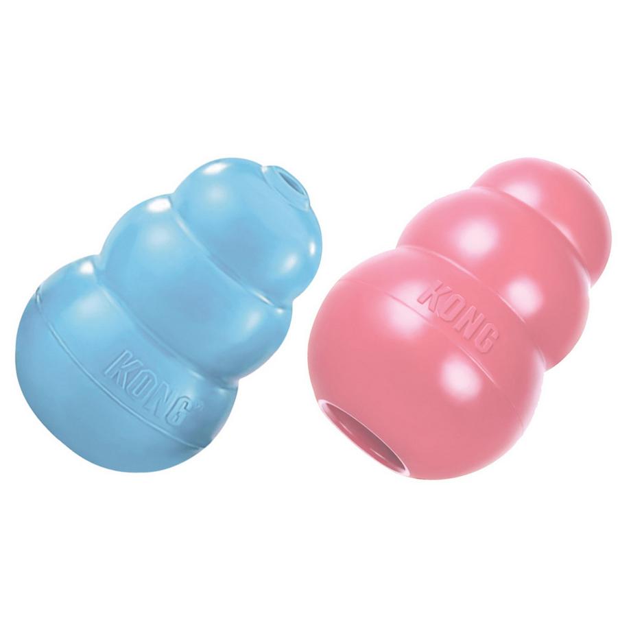 KONG  KONG Puppy M 8,6 cm Blau oder Rosa 