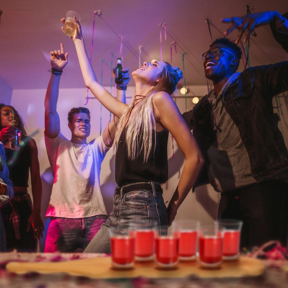 B2X  Carte spirituelle en bambou avec 6 verres 