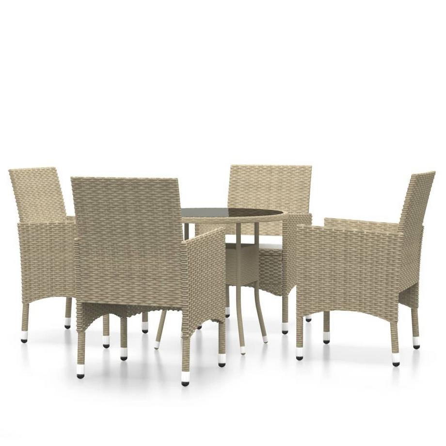 VidaXL Garten essgruppe poly-rattan  