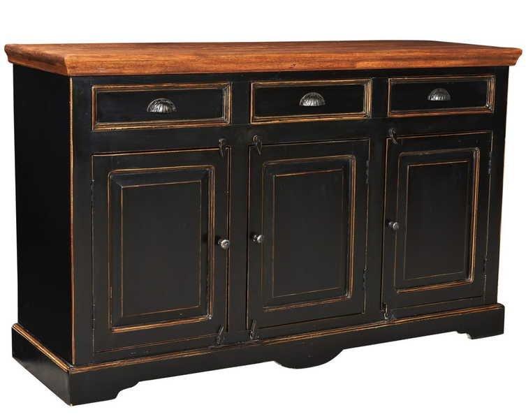 mutoni Buffet Taverna couleur miel noir 150x90  