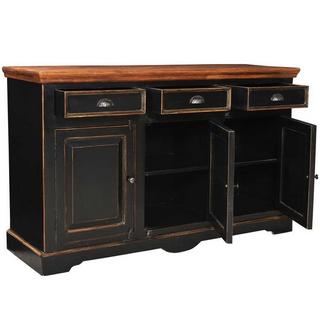 mutoni Buffet Taverna couleur miel noir 150x90  