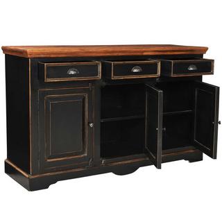 mutoni Sideboard Taverna noir couleur miel 150x90  