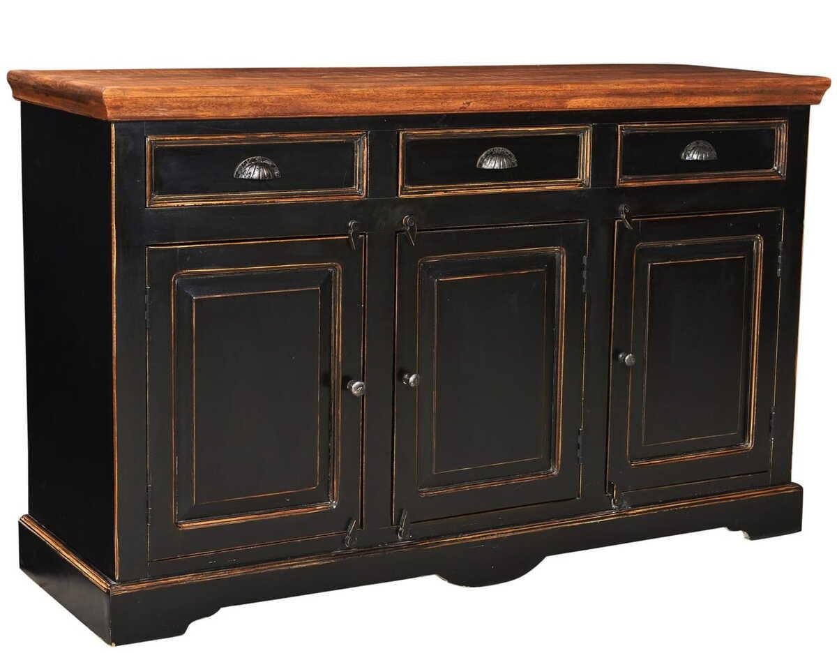 mutoni Sideboard Taverna noir couleur miel 150x90  