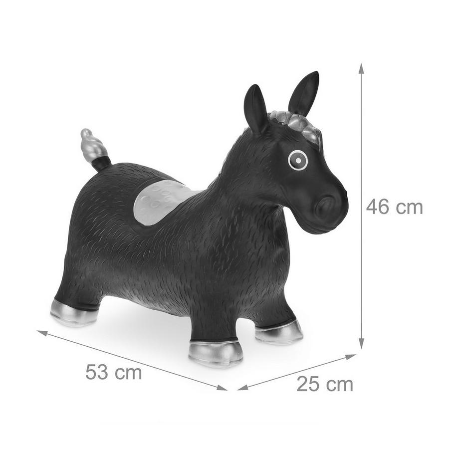 B2X  Cheval gonflable noir 