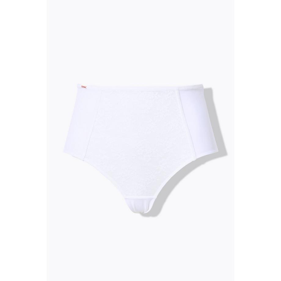 Ulla Popken Culotte Maxi Empiècement Dentelle Microfibres  