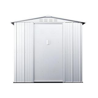 Vente-unique Gartenhaus Gerätehaus - Stahl - Grau - 2,36 m² - LINUS  