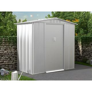Vente-unique Gartenhaus Gerätehaus - Stahl - Grau - 2,36 m² - LINUS  