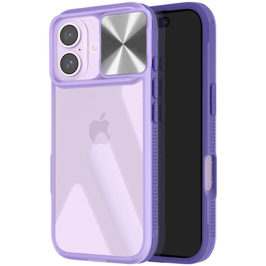 Avizar  Coque iPhone 16 Plus Contour Violet 
