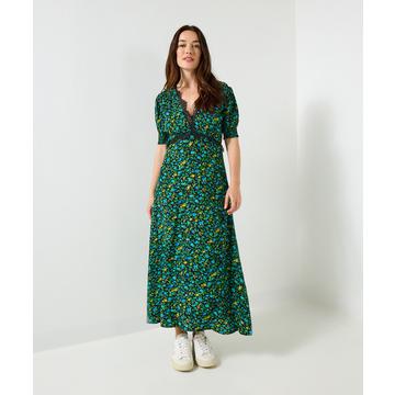 Florales Sommerkleid im Vintage-Stil