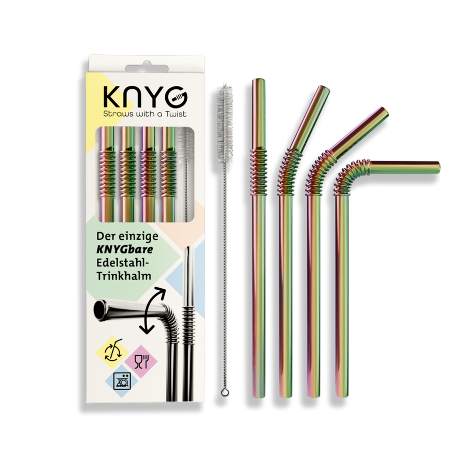 Pailles flexibles en acier inoxydable
