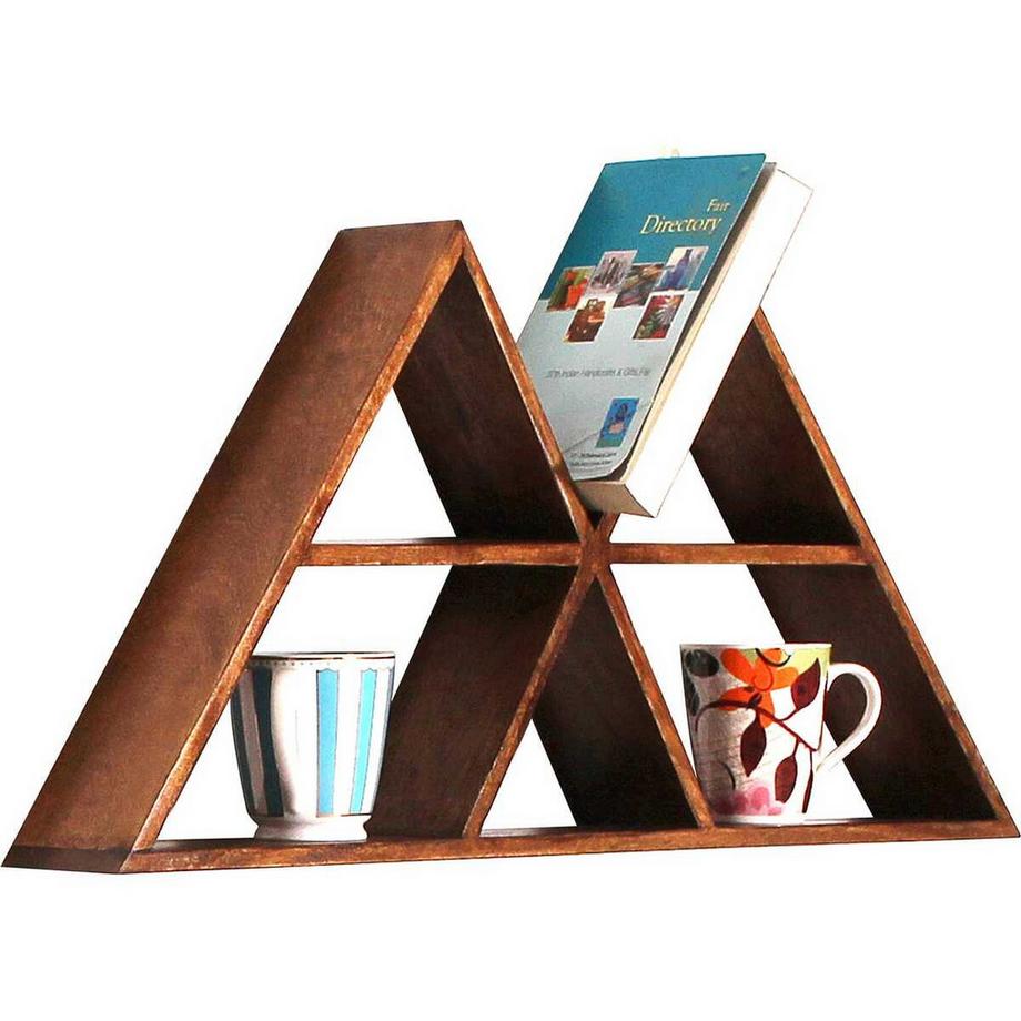 mutoni Étagère murale Fraxil bois de manguier naturel 70  