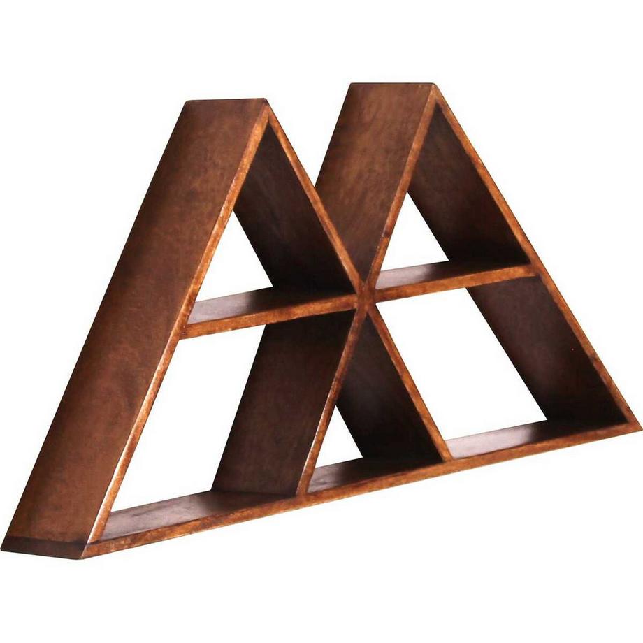 mutoni Étagère murale Fraxil bois de manguier naturel 70  