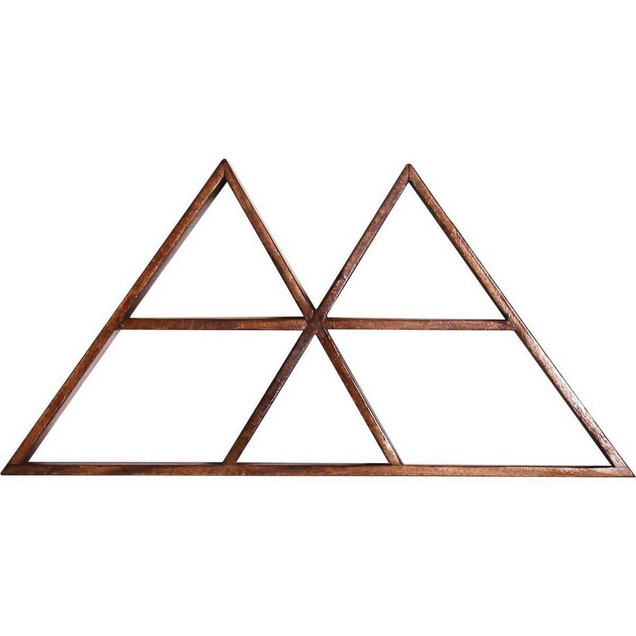 mutoni Étagère murale Fraxil bois de manguier naturel 70  