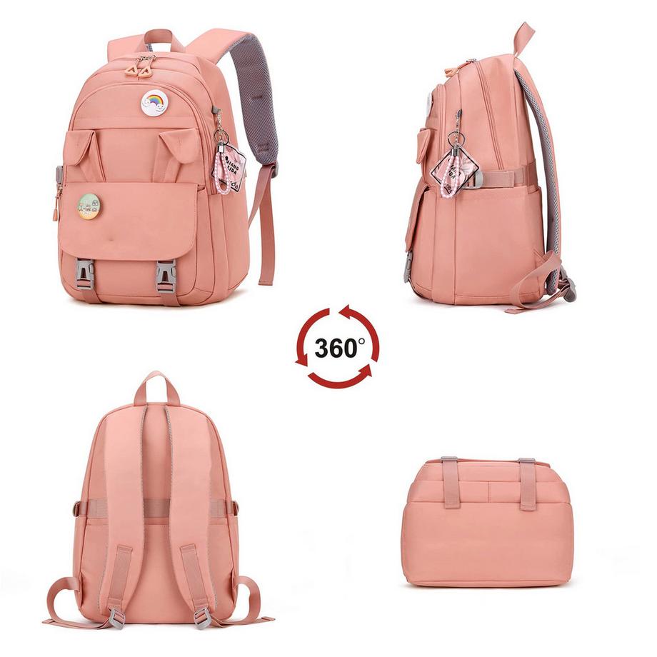 Only-bags.store Zaino Scuola con Scomparto per Laptop Antifurto Impermeabile  