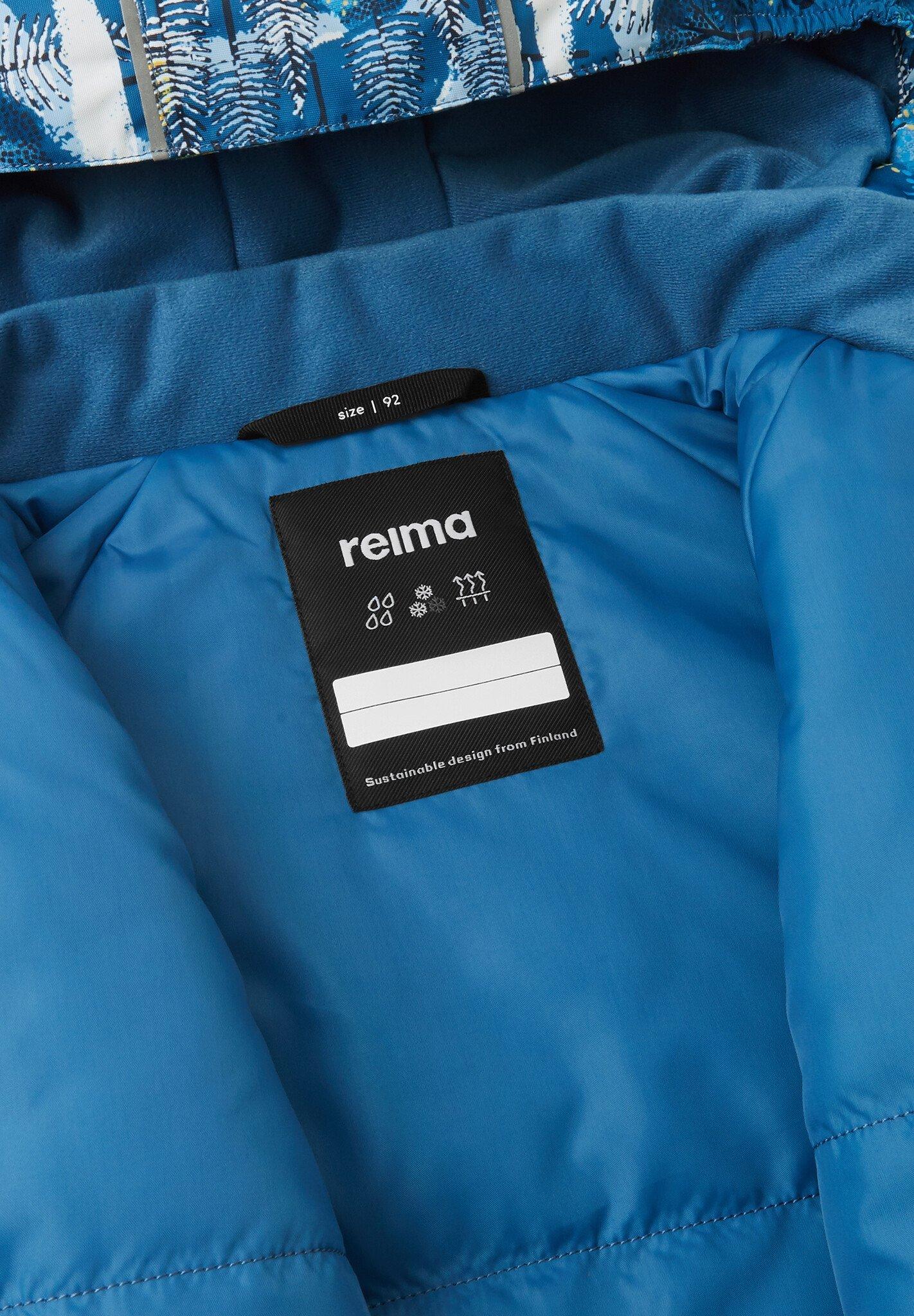 Reima  tec Kleinkinder Winterjacke Kustavi Soft Navy 