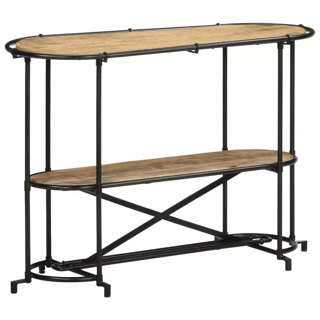 VidaXL - Table console bois de mangue, One Size, Marron