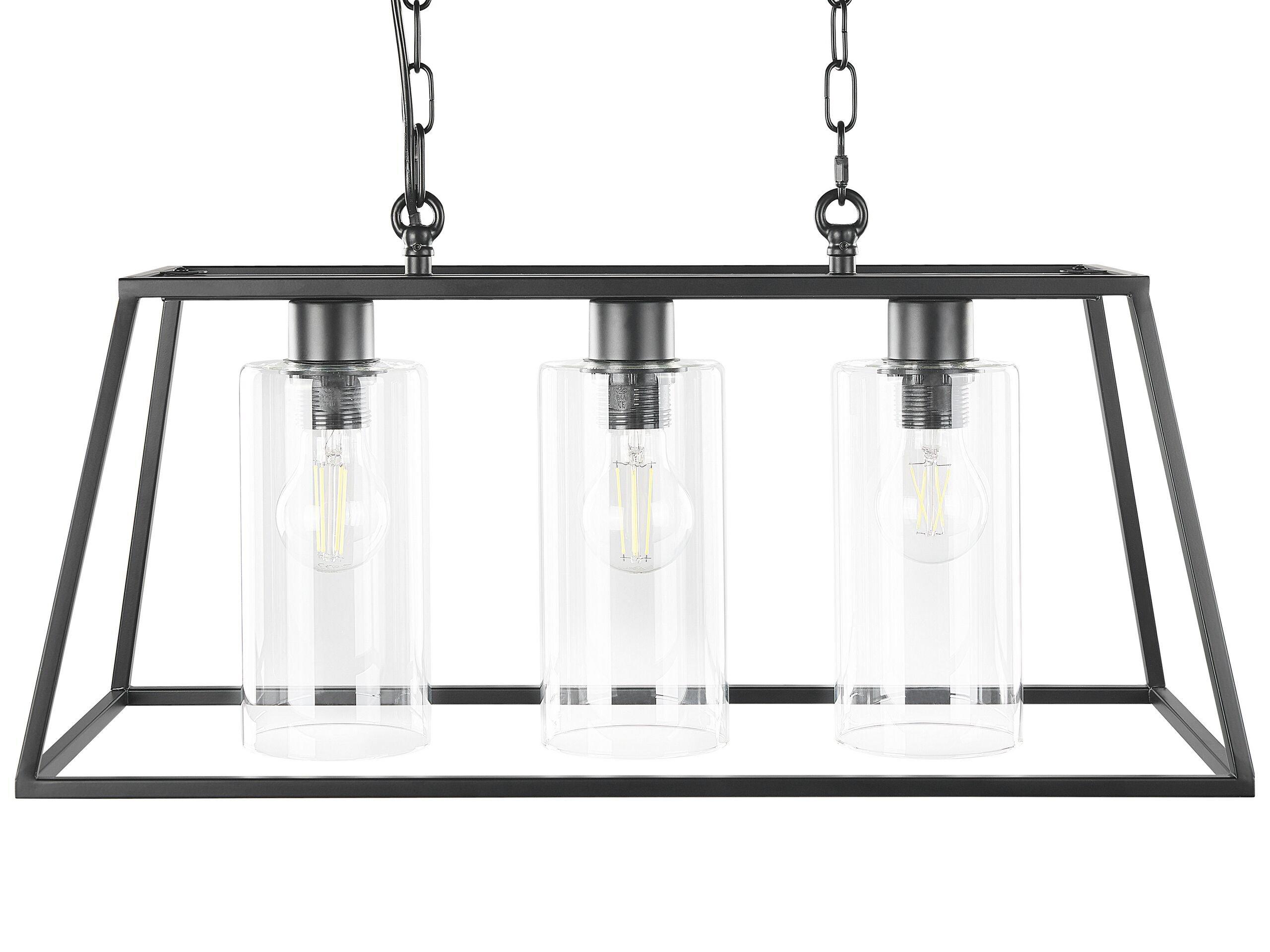 Beliani Lampe suspension en Métal Moderne MUGER  