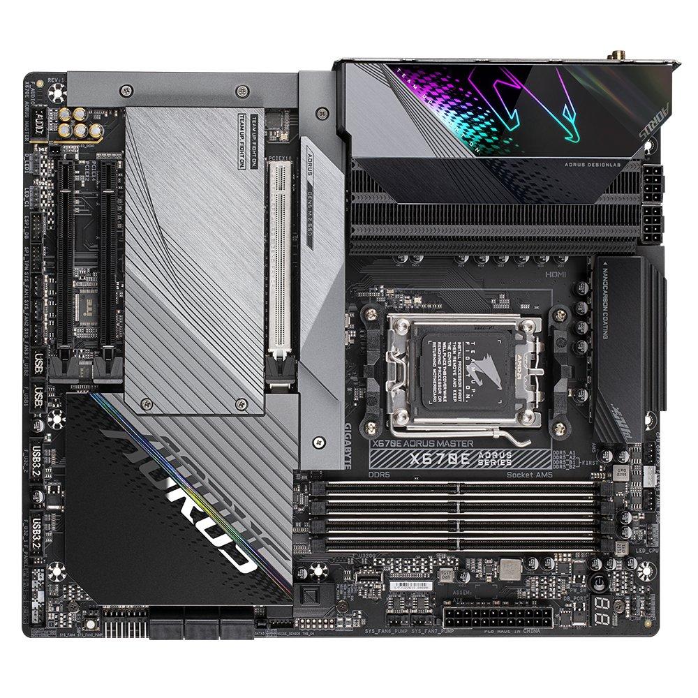 Gigabyte  X670E AORUS MASTER (REV. 1.0) scheda madre AMD X670 Presa di corrente AM5 ATX 