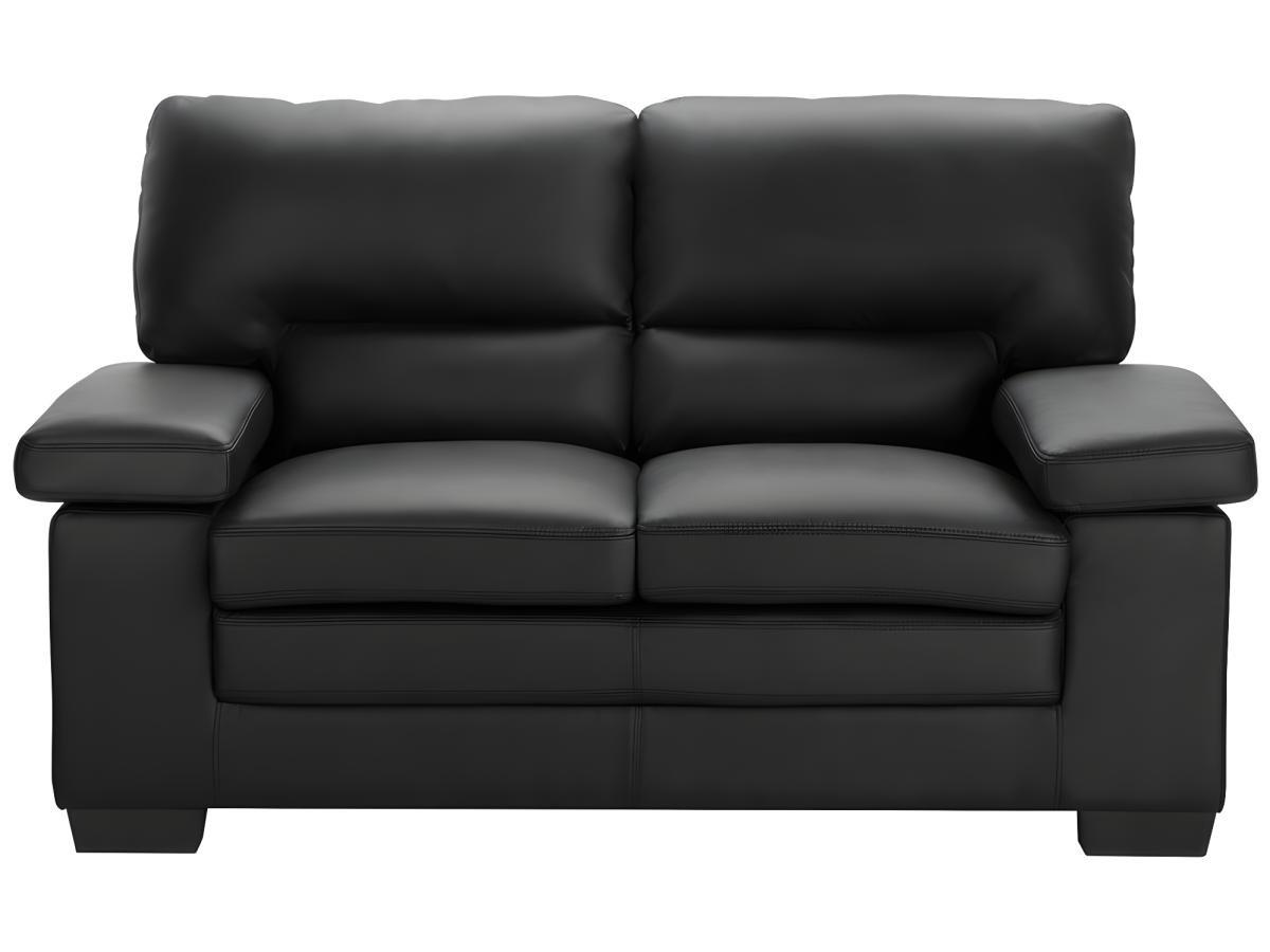 Vente-unique Ledersofa 2Sitzer Büffelleder MIMAS  