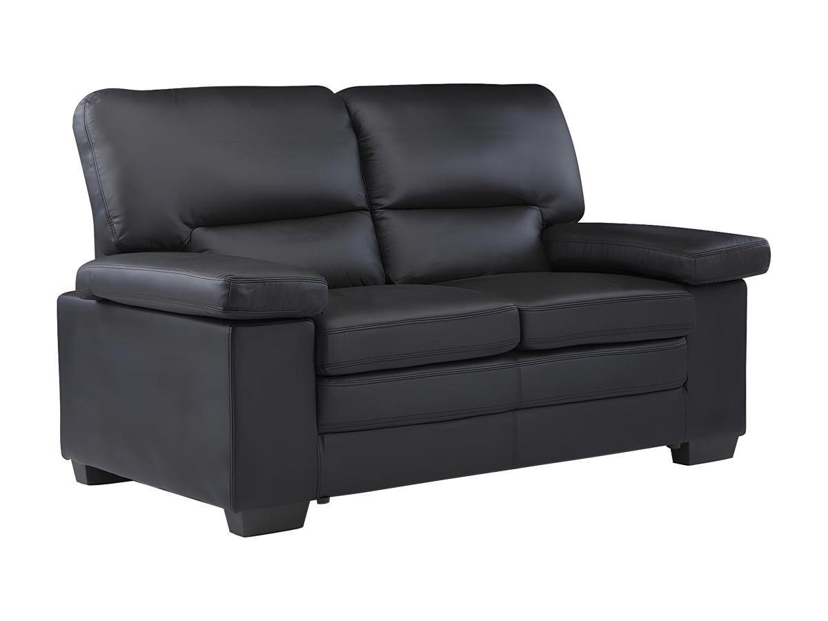 Vente-unique Ledersofa 2Sitzer Büffelleder MIMAS  