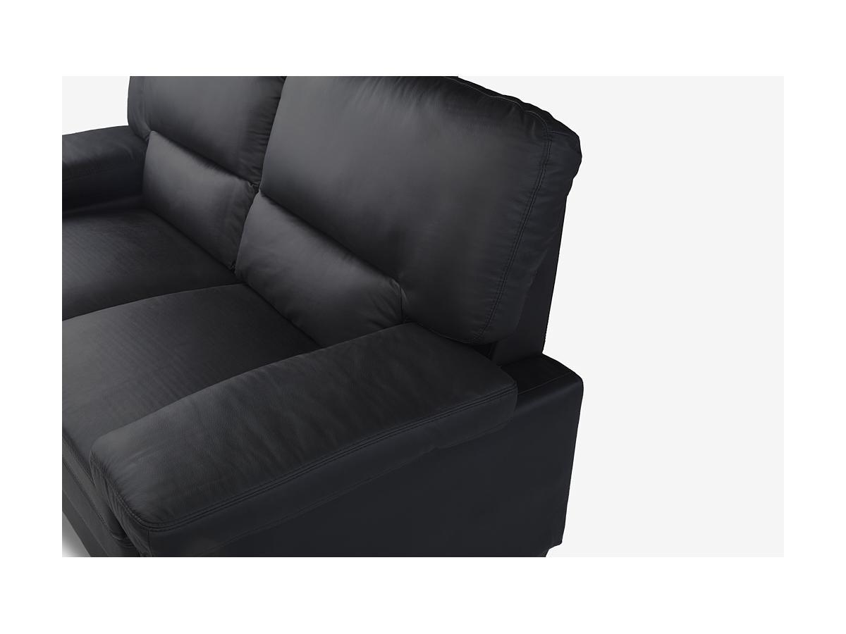 Vente-unique Ledersofa 2Sitzer Büffelleder MIMAS  