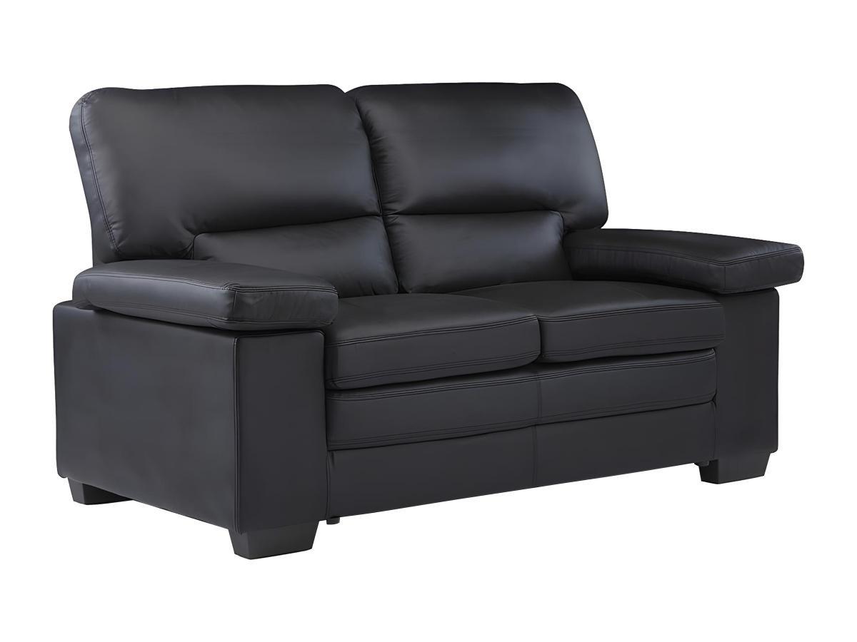 Vente-unique Ledersofa 2Sitzer Büffelleder MIMAS  