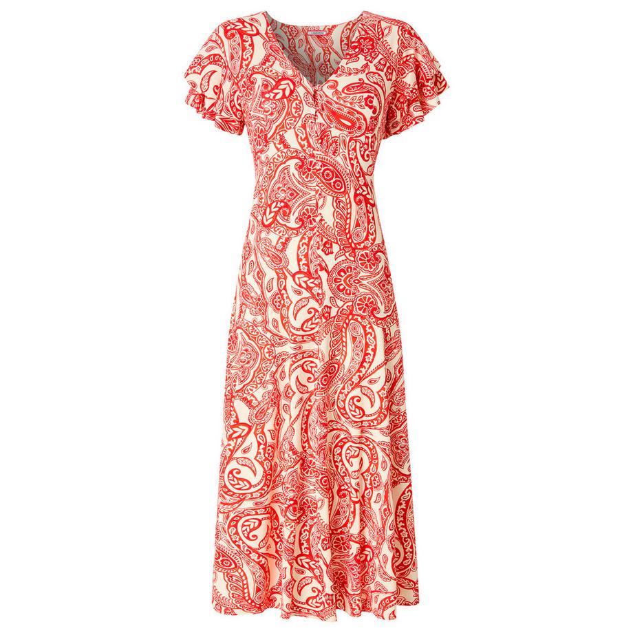 Joe Browns Jerseykleid V-Ausschnitt Paisleymuster  