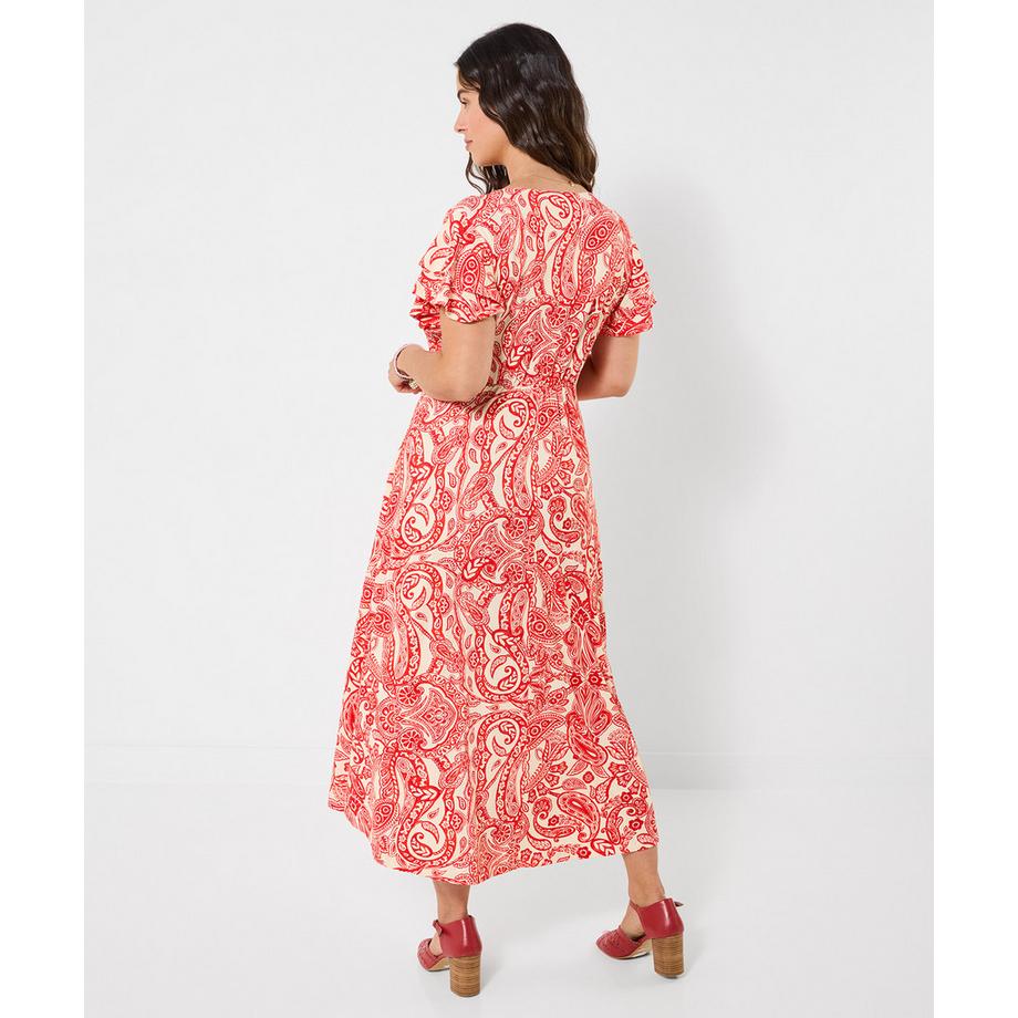 Joe Browns Jerseykleid V-Ausschnitt Paisleymuster  