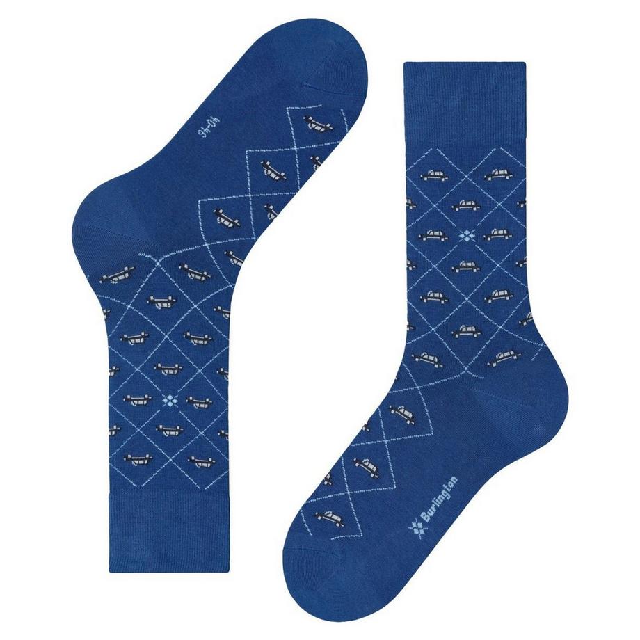 Burlington Black Cab Argyle Chaussettes  