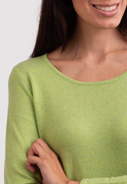 CASH-MERE.CH  Recycelter Kaschmir Rundhals Pullover 