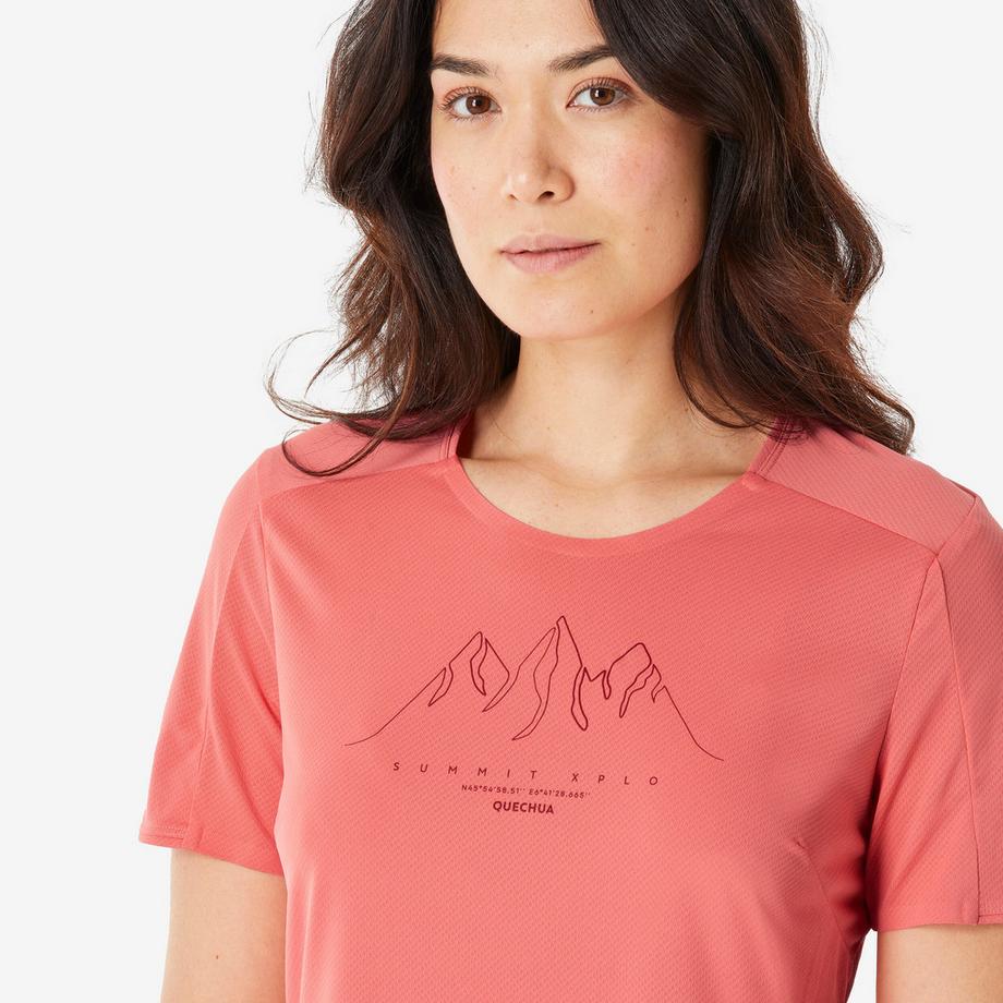 QUECHUA  -Trekking-T-Shirt mit kurzen Ärmeln, MH500 