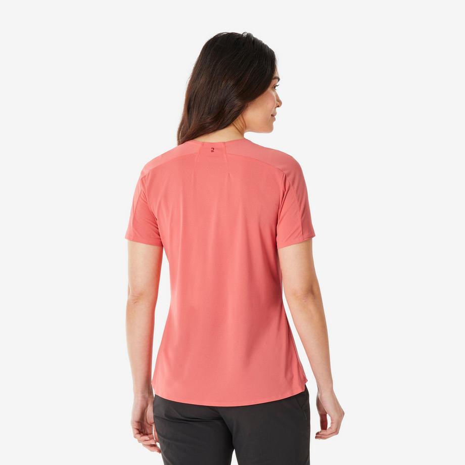 QUECHUA  -Trekking-T-Shirt mit kurzen Ärmeln, MH500 