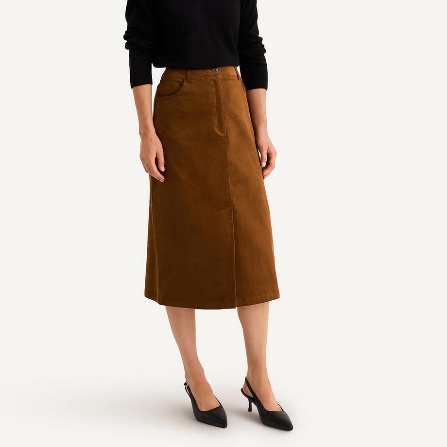 La Redoute Collections Jupe Évasée en Velours  